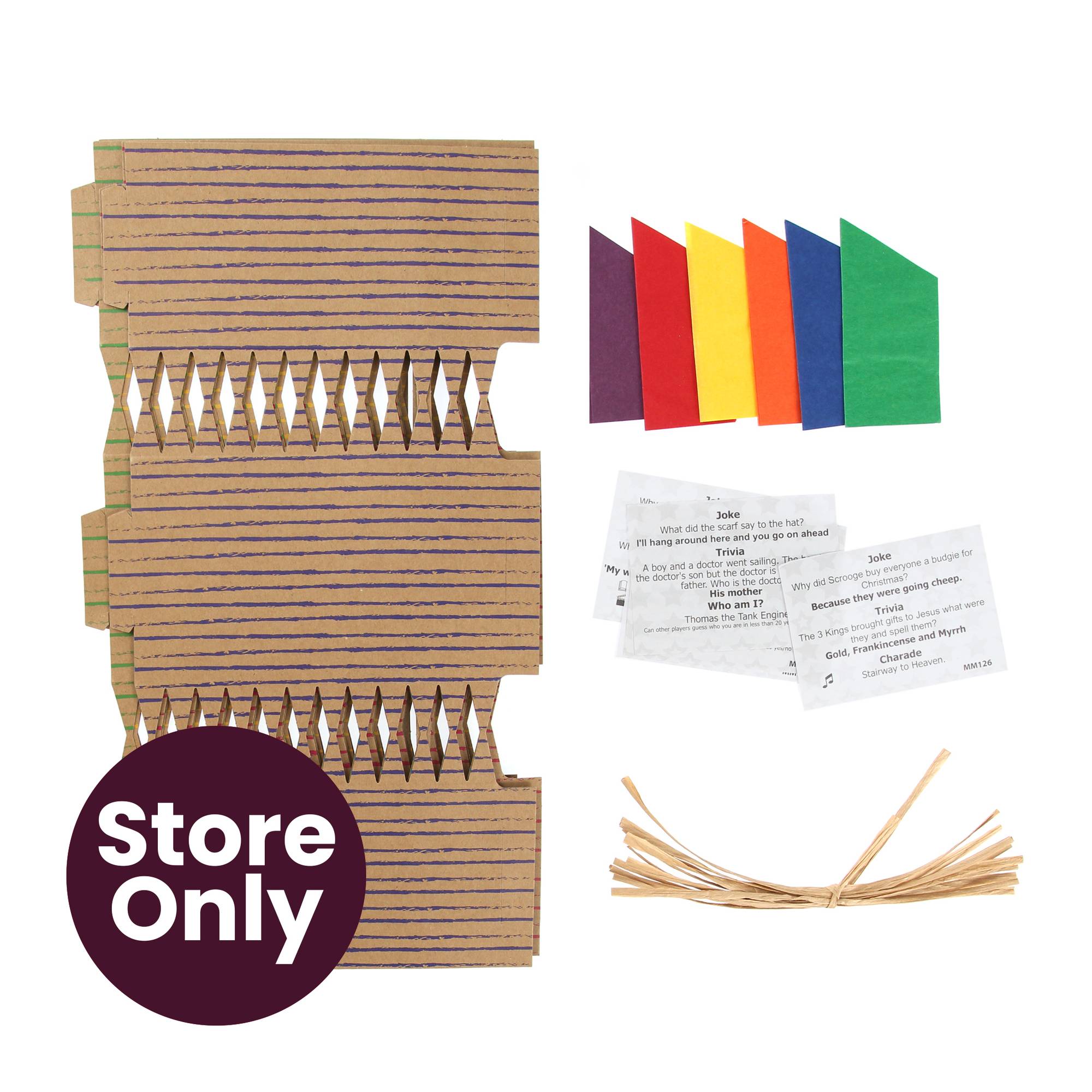 Make Your Own Rainbow Stripes Cracker Kit 6 Pack Hobbycraft