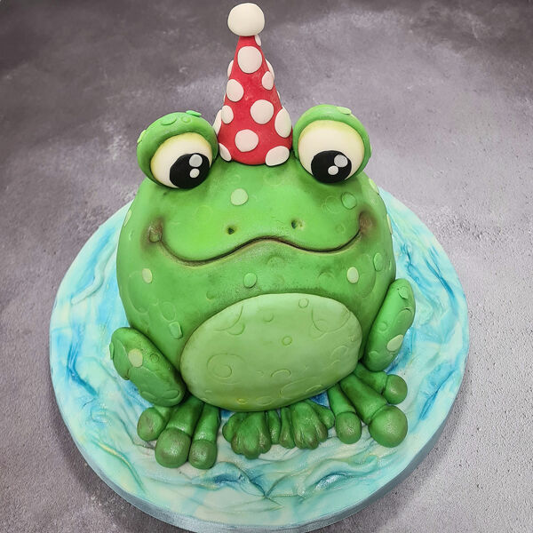 Frog Cake Topper for Birthday Cake Decorating With Fondant Frog Decor for  Frog Themed Party Edible Cake Toppers - Etsy Israel