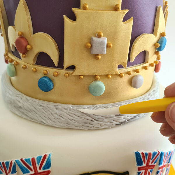 Shop for happy birthday led crown shape cake topper multi - Pudukkottai