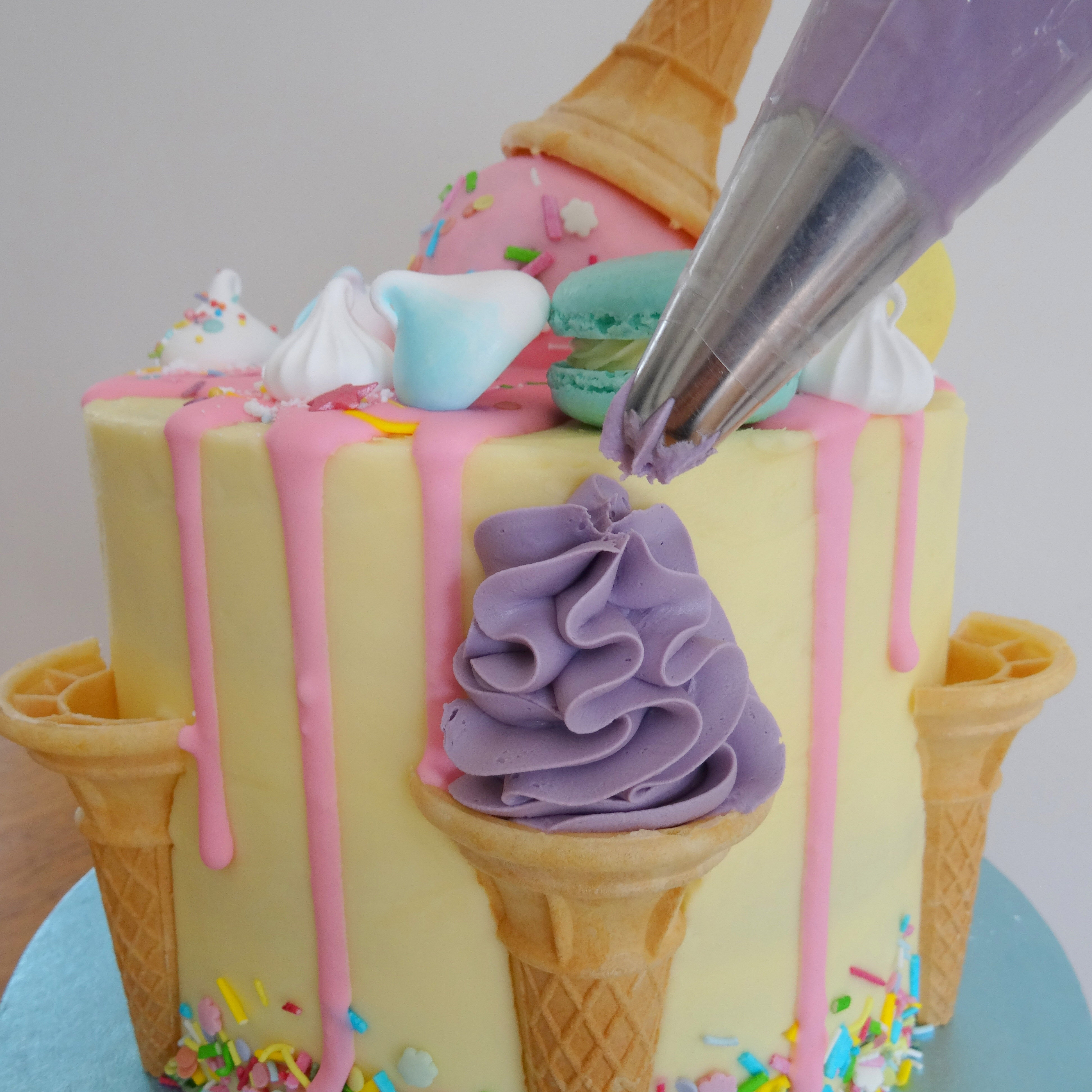 70 Cake Ideas for Birthday & Any Celebration : Ice Cream Cake