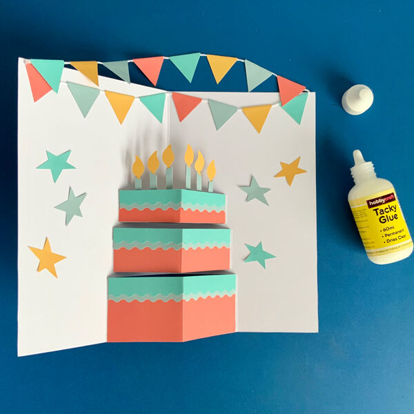 Cake Birthday Card - Pop-up Pigeon