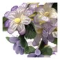 White and Purple Verbana Floral Pick 10cm image number 3