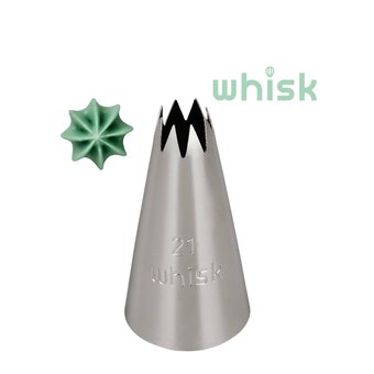 Whisk Open Star Tip No. 21