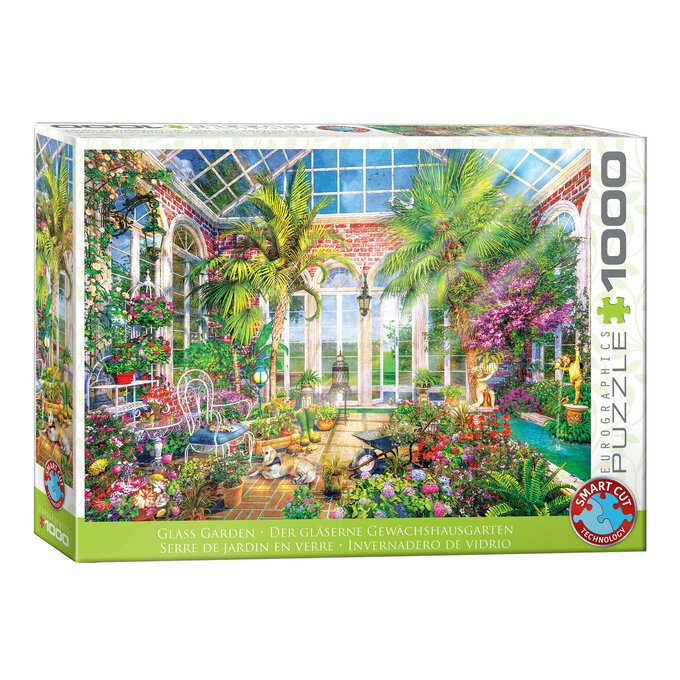 Eurographics Glass Garden Jigsaw Puzzle 1000 Pieces image number 1