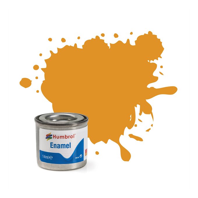 Humbrol Brass Enamel Metallic Paint 14ml (54) image number 1