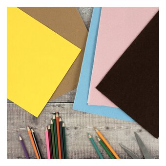 Yellow Self-Adhesive Felt Sheet 9 x 12 Inches image number 4