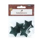 Green Velvet Star Embellishments 4 Pack image number 5