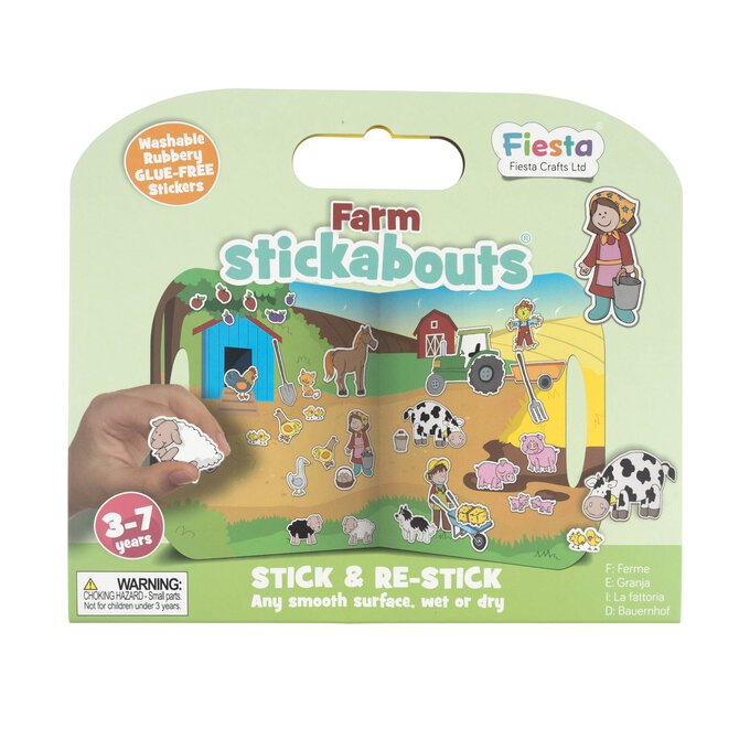 Farm Stickabouts Reusable Stickers image number 1