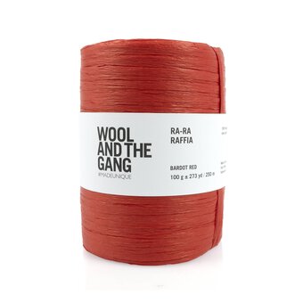 Wool and the Gang Bardot Red Ra-Ra-Raffia 100g