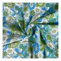 Blue Flower Child Cotton Spandex Jersey Fabric by the Metre image number 1