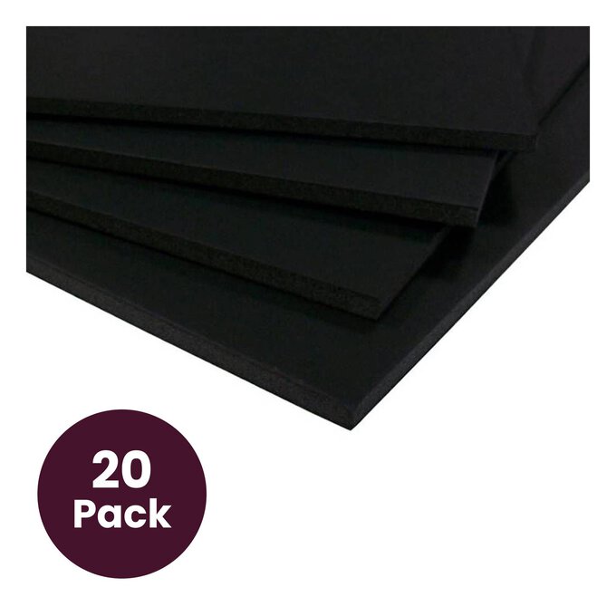 Black Foam Board A2 20 Pack Bundle image number 1