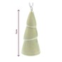 Hanging Glazed Ceramic Green Tree Decoration 7cm image number 4