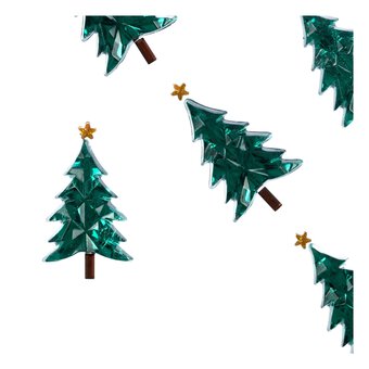 Christmas Tree Gem Stickers 8 Pack image number 3