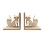 Wooden Fox Bookends 2 Pack image number 1