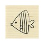 Angelfish Wooden Stamp 3.8cm x 3.8cm image number 3