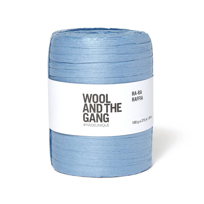 Wool and the Gang Powder Blue Ra-Ra-Raffia 100g image number 1