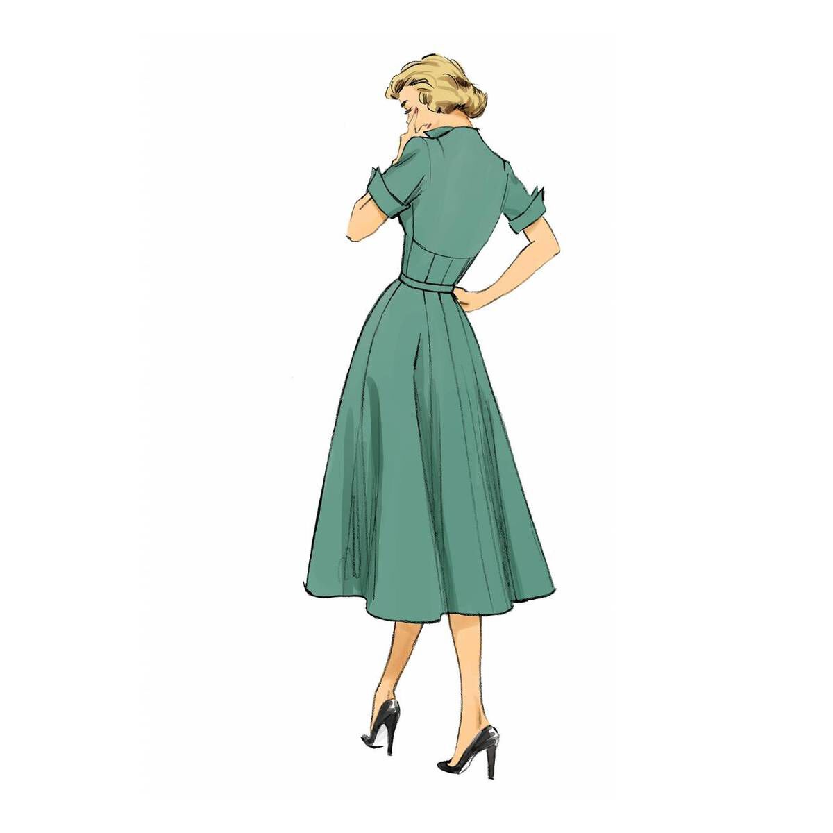 Butterick Vintage Dress Sewing Pattern B6018 (14-22) | Hobbycraft