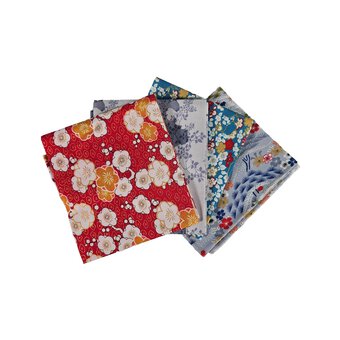 V&A Serenity in Japan Cotton Fat Quarters 4 Pack