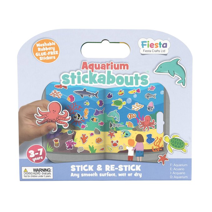 Aquarium Stickabouts Reusable Stickers image number 1