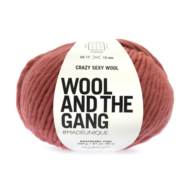 Wool and the Gang Raspberry Pink Crazy Sexy Wool 200g  image number 1