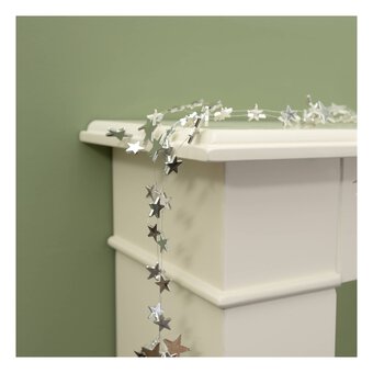 Silver Star Garland 1.8m