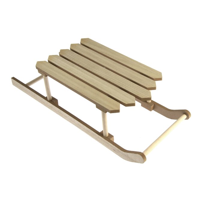 Wooden Sleigh 48cm image number 1
