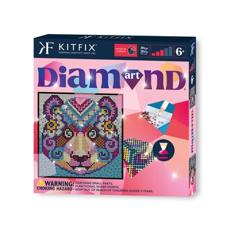 Kitfix Boho Bear Diamond Art