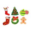 Christmas Embroidery Patches 6 Pack