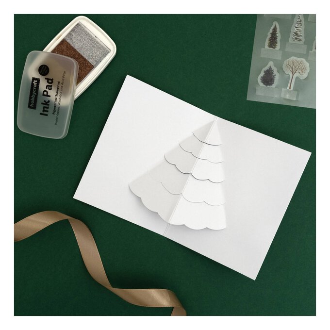 White Tree Pop-Out Cards 10 Pack image number 1