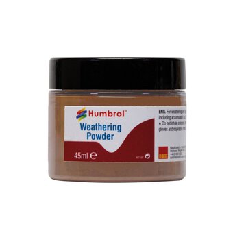 Humbrol Light Rust Weathering Powder 45ml 