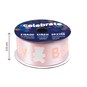 Baby Pink Baby Teddy Ribbon 25mm x 3m image number 4