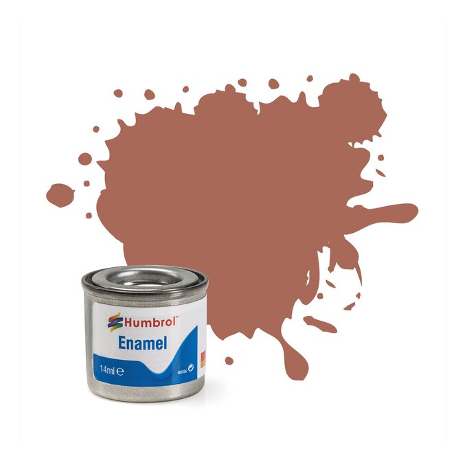 Humbrol Rust Enamel Matt Paint 14ml (113) image number 1