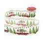 Christmas Campervan Wire Edge Ribbon 63mm x 3m image number 1