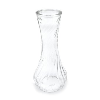 Beaker Bud Glass Vase 15cm x 6cm