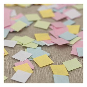 Pastel Square Tissue Paper Confetti 50g