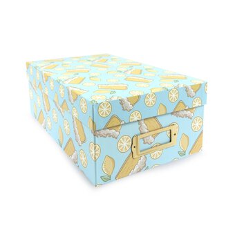 Artisan Lemon Cake Storage Box 28cm x 11cm x 20cm