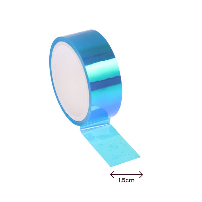 Iridescent Tape Holographic Tape Unicorn Tape Masking Shiny Tape Reflective  Tape (Iridescent White Tape)