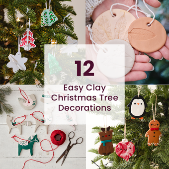 12 Easy Clay Christmas Tree Decorations