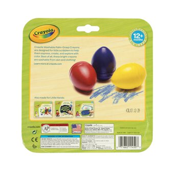 Crayola Washable Palm-Grasp Crayons 3 Pack image number 4