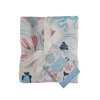 Tranquil Shores Sea Cotton Fat Quarters 4 Pack