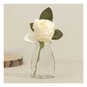 Single Cream Rose Pick 13cm image number 2