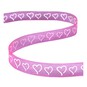 Hot Pink Curly Hearts Ribbon 15mm x 3.5m image number 2