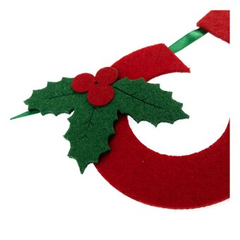 Merry Christmas Felt Garland 2 Pieces image number 3