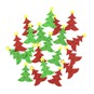 Red and Green Felt Trees 20 Pack image number 2