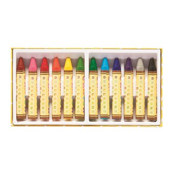 Brilliant Bee Crayons 12 Pack image number 4