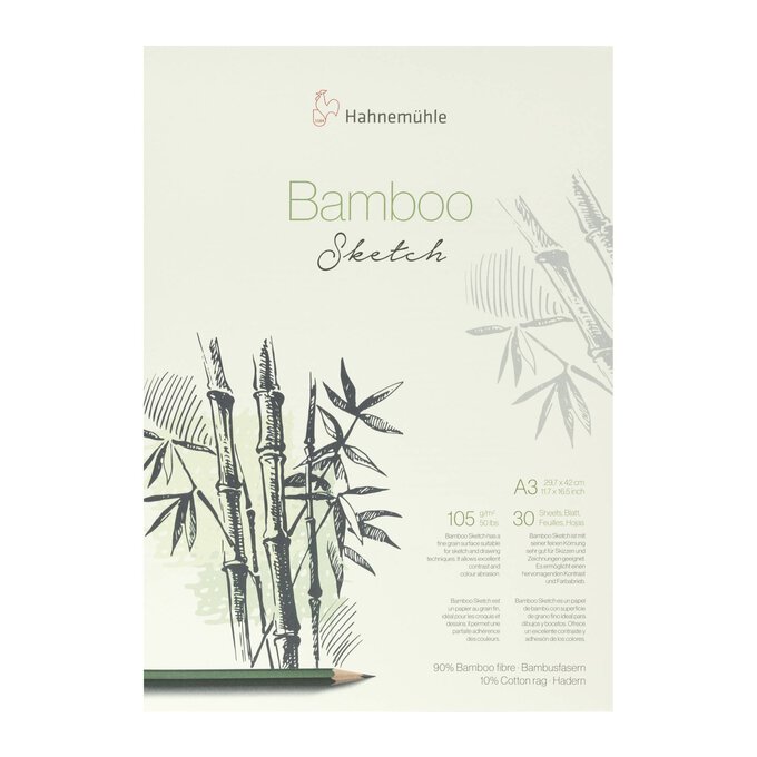 Hahnemuhle Bamboo Sketch Pad A3 30 Sheets  image number 1