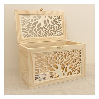 Tree of Life Wooden Box 27cm x 16cm x 17cm