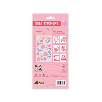 Avenir Flower Gem Stickers image number 3