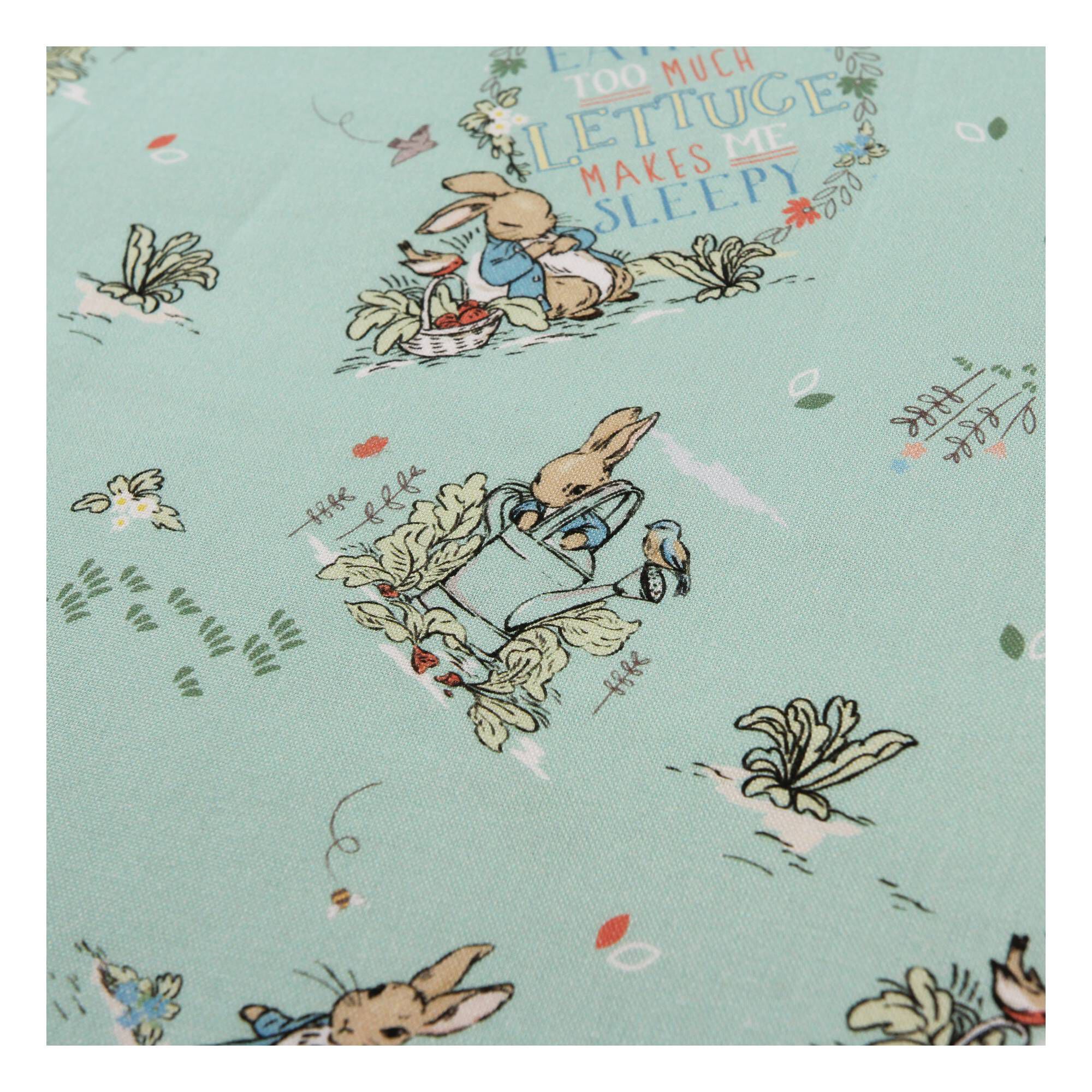 Peter Rabbit Sleepy Lettuce Cotton Fabric Pack 112cm x 2m | Hobbycraft