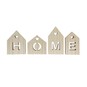 Wooden Home Houses Set 4 Pieces image number 1